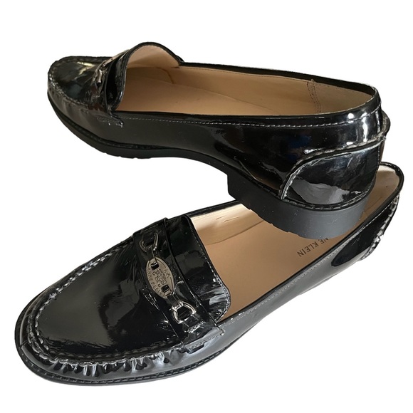 AK Anne Klein iflex NWOT Black Patent leather shoes size 10M - Picture 1 of 10